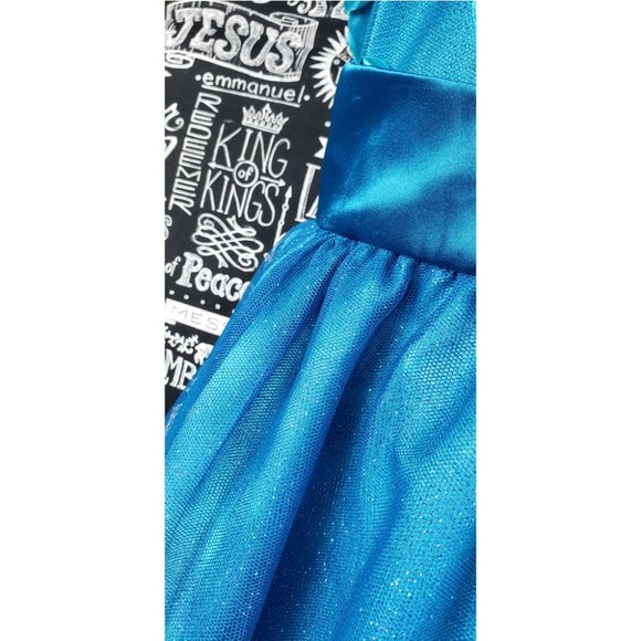 Rare Editions Blue Dress Size 16 - Picture 4 of 14